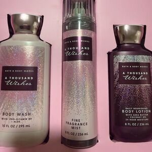A Thousand wishes Bath and body works gift set